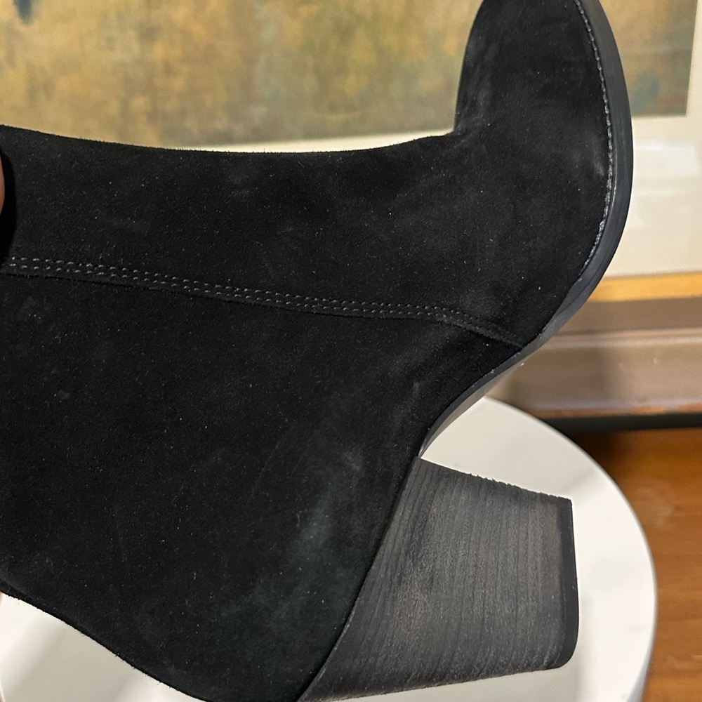 🌹PAUL GREEN🌹Reya Black Suede Bootie Size: 7.5UK - Picture 9 of 14